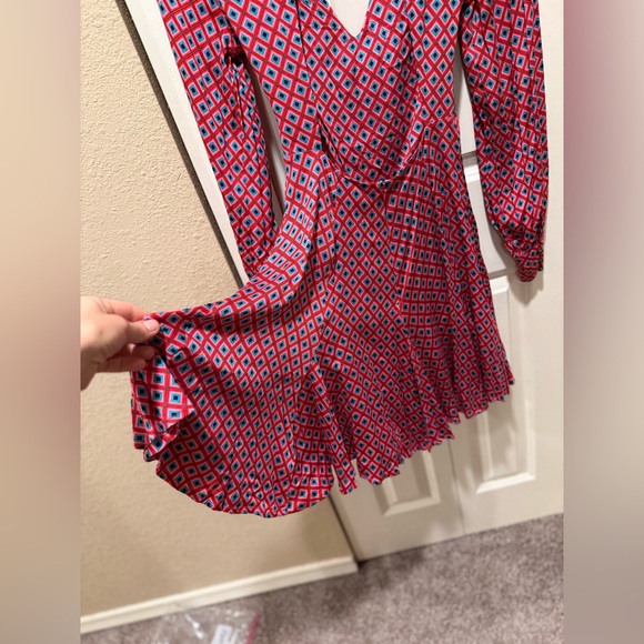 Free People It Takes Two Mini Swing Dress Boho Vacation Dance,XS - Picture 4 of 13